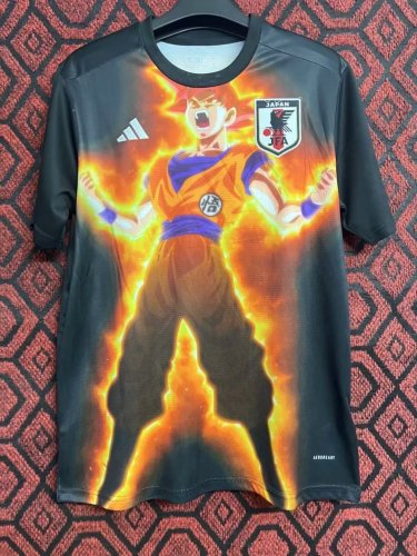 Fan Version Japan 2024 Black/Orange Special Edition Soccer Jersey Football Shirt