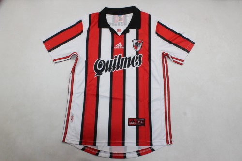 Retro Jersey 1999-2000 River Plate 7 Third Away Soccer Jersey Vintage Football Shirt