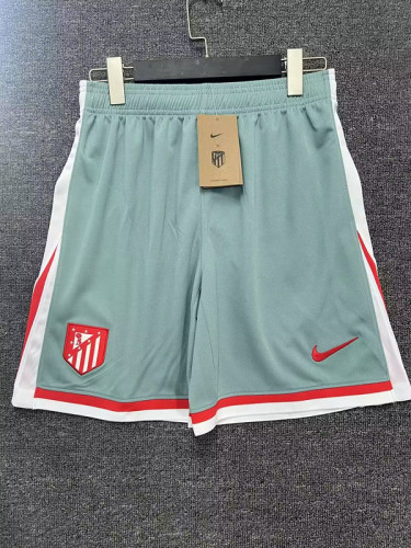 Fan Version 2024-2025 Atletico Madrid Away Soccer Shorts Football Shorts
