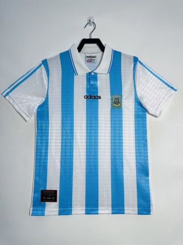 Retro Jersey 1994 Argentina Home Soccer Jersey Vintage Football Shirt