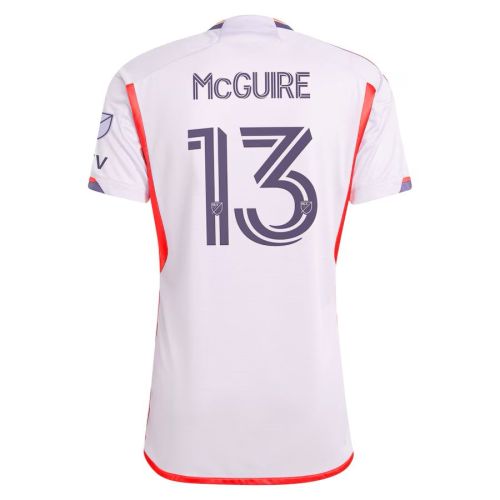 Fans Version 2024-2025 Orlando City McGUIRE 13 Away Pink Soccer Jersey Football Shirt