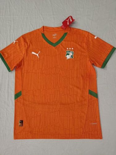 Fan Version 2025 Ivory Coast Home Soccer Jersey Côte d'Ivoire Football Shirt