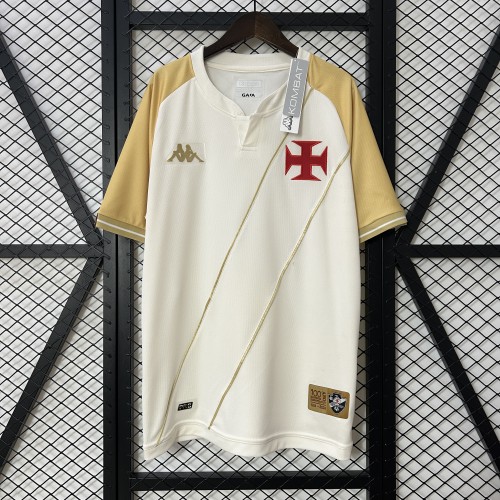 Fan Version 2024-2025 Vasco Da Gama Third Away White Soccer Jersey Footall Shirt