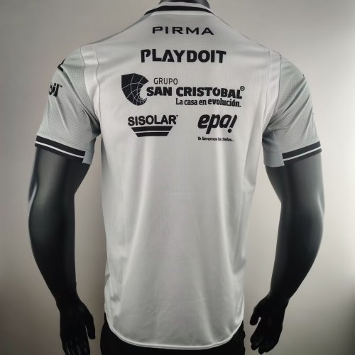 Player Version 2024-2025 Necaxa Away White Soccer Jersey Football Shirt