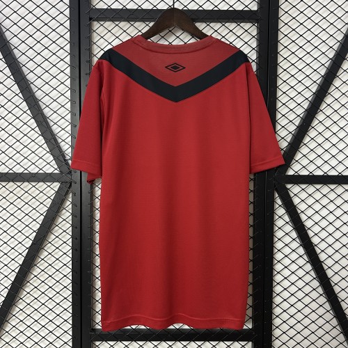 Fan Version 2024-2025 Recife Third Away Red Soccer Jersey Football Shirt