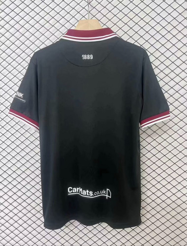 without Sponor Logo Fan Version 2024-2025 Sheffield United Black Goalkeeper Soccer Jersey Football Shirt
