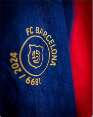 with 125th Anniversary Logo+Big Spofity+LALIGA Patch Fan Version 2024-2025 Barcelona Home Soccer Jersey Barca Camisetas de Futbol