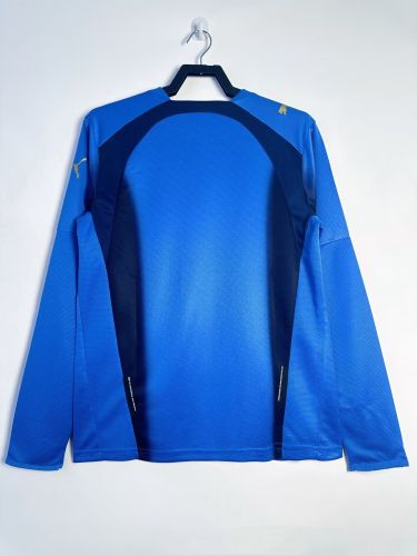 Long Sleeve Retro Jersey 2006 Italy Home Soccer Jersey Vintage Football Shirt