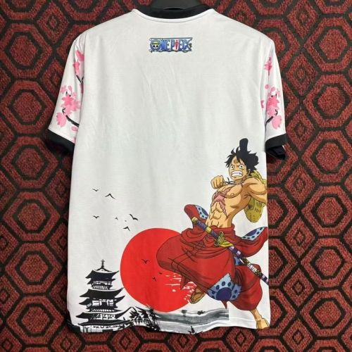 Fan Version Japan 2024 White Comic Soccer Jersey Football Shirt