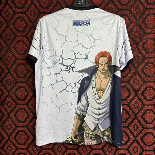 Fan Version Japan 2024 White Comic Soccer Jersey Football Shirt