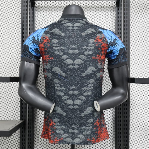 Player Version Japan 2024 Grey Comic Version Soccer Jersey Football Shirt