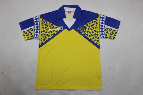without Sponor Logo Retro Jersey 1991-1992 Cadiz MAGICO 11 Home Soccer Jersey Vintage Football Shirt
