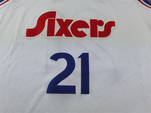2025 City Edition Philadelphia 76ers 21 EMBIID White NBA Jersey Basketball Shirt