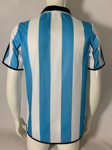 Retro Jersey 2000-2001 Argentina Racing Club Home Soccer Jersey Vintage Football Shirt