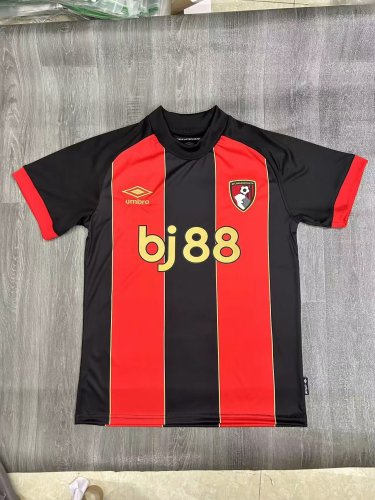 with Sponor Logo Fans Version 2024-2025 Bournemouth Home Soccer Jersey