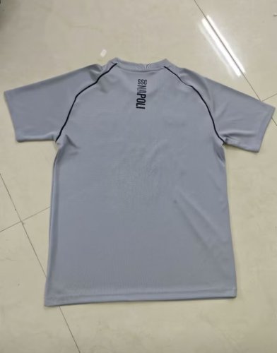 Fan Version 2024-2025 Calcio Napoli Grey Football Pre-match Shirt Napoles Soccer Training Jersey