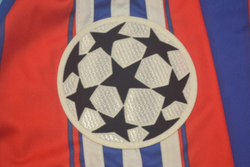 with UCL Patch Retro Jersey 1995-1997 Bayern Munich Home Soccer Jersey Vintage Football Shirt