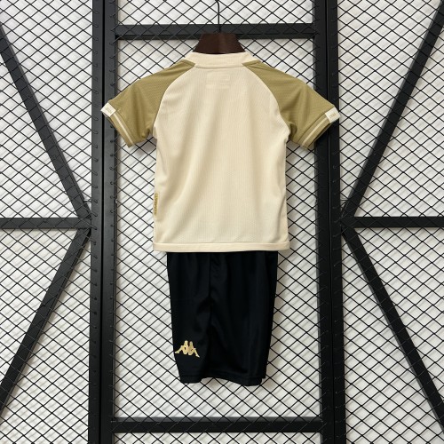 Youth Uniform Kids Kit 2024-2025 Vasco Da Gama Third Away Soccer Jersey Shorts Child Football Set