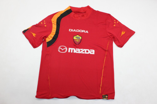 Retro Jersey 2004-2005 As Roma TOTTI 10 Home Soccer Jersey Vintage Football Shirt