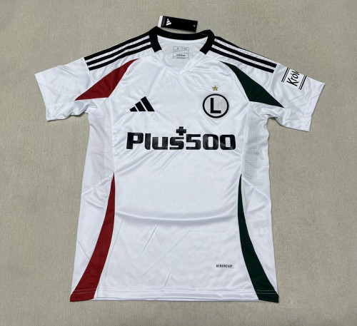 Fans Version 2024-2025 Legia Warsaw Home Soccer Jersey Football Shirt