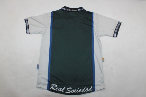 Retro Jersey 2000-2002 Real Sociedad Away Soccer Jersey Vintage Football Shirt