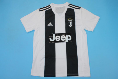 Retro Jersey 2018-2019 Juventus Home Soccer Jersey Vintage Football Shirt