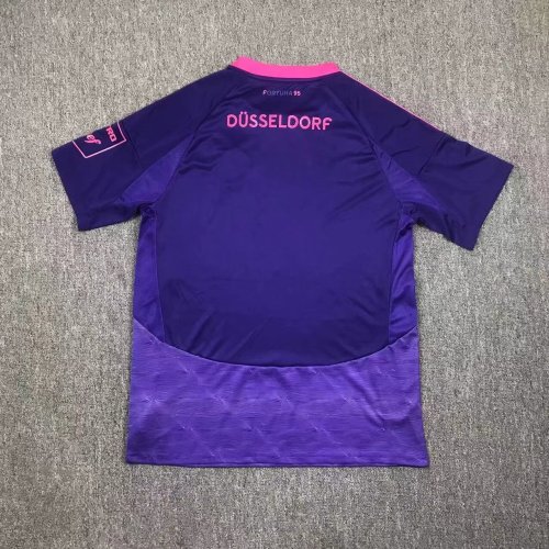 Fan Version 2024-2025 Fortuna Düsseldorf Third Away Purple Soccer Jersey Football Shirt