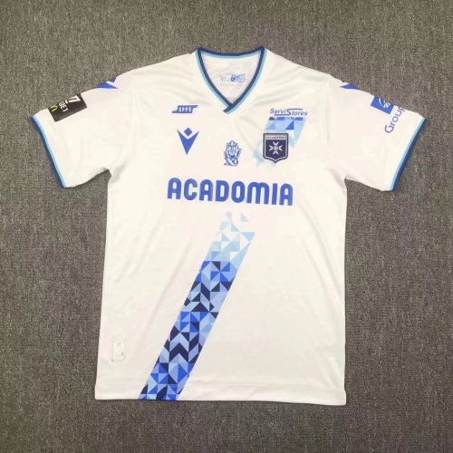 Fan Version 2024-2025 AJ Auxerre Home Soccer Jersey Football Shirt