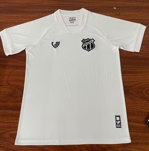Fans Version 2024-2025 Ceara White Soccer Training Jersey Football Pre-match Top