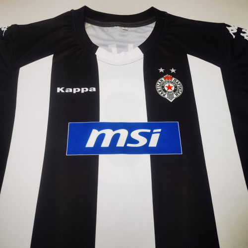 FK Partizan CLEO 9 Black/White Soccer Jersey Football Shirt