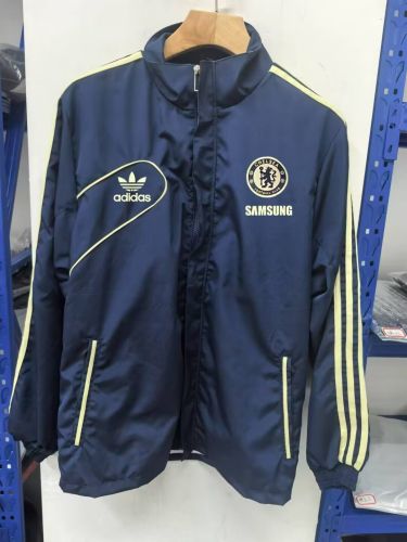 2024-2025 Chelsea Dark Blue Soccer Windbreaker Jacket Football Jacket
