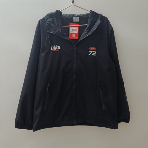 2024-2025 NK72 Black Soccer Windbreaker Jacket Football Jacket
