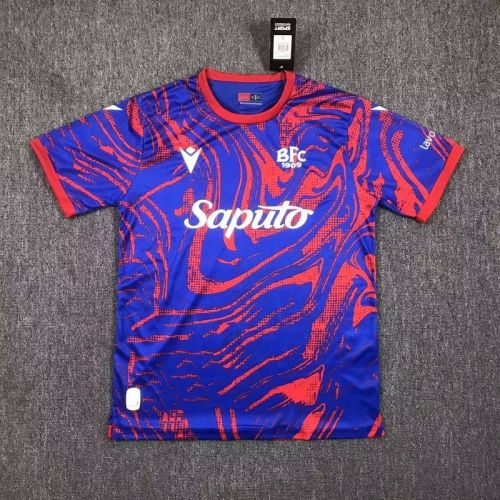 Fan Version 2024-2025 Bologna 4th Away Soccer Jersey Football Shirt