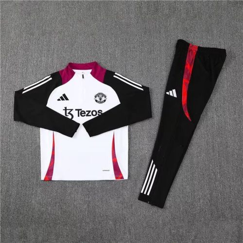 2024-2025 Argentina White/Black Soccer Training Suit and Pants Football Kit