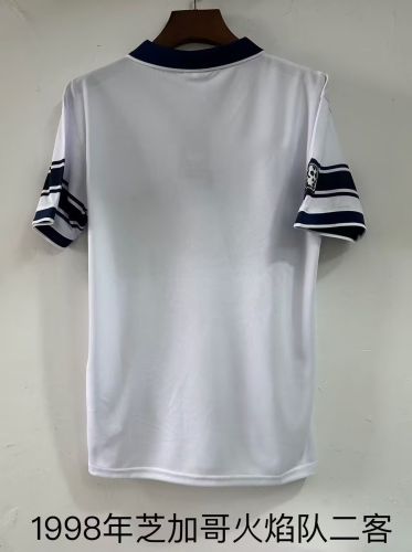 Retro Jersey 1998 Chicago Fire Third Away White Soccer Jersey Vintage Football Shirt