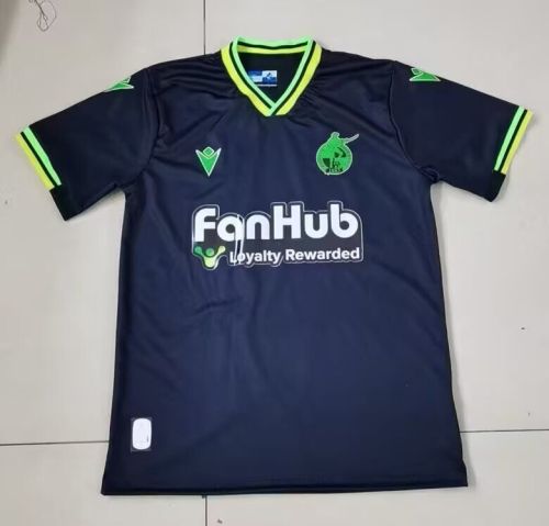 Fan Version Bristol Rovers F.C. 2024-2025 Third Away Dark Blue Soccer Jersey Man City Football Shirt