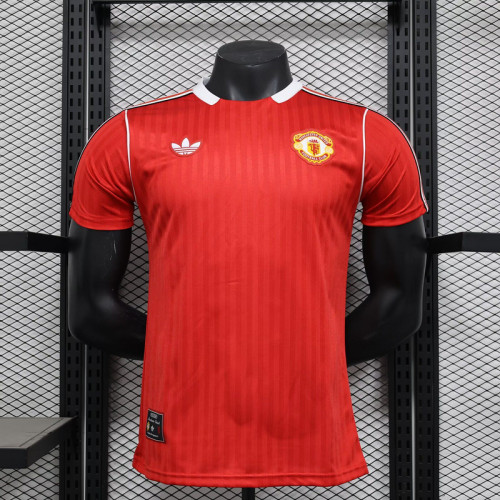 Player Version 2025 Manchester United Red Special Edition Soccer Jersey Man United Red Football Shirt