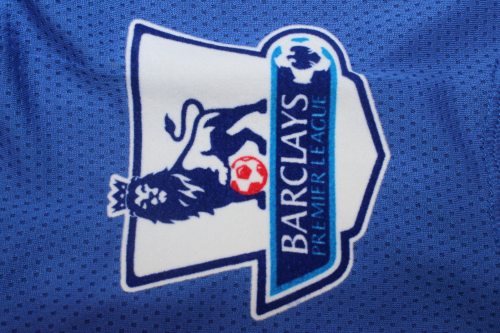 with EPL Patch Retro Jersey 2009-2010 Chelsea LAMPARD 8 Home Blue Soccer Jersey Vintage Football Shirt