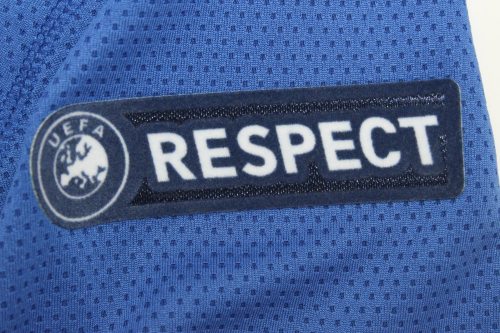 with UCL Patch Retro Jersey 2009-2010 Chelsea DROGBA 11 Home Blue Soccer Jersey Vintage Football Shirt