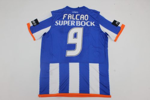 Retro Jersey 2010-2011 Porto FALCAO 9 Home Soccer Jersey Vintage Football Shirt