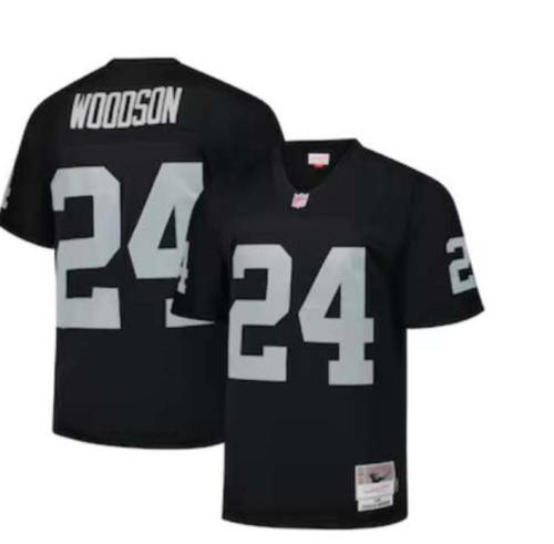 2025 Oakland Raiders 24 Charles Woodson Black Vapor Untouchable Limited Jersey