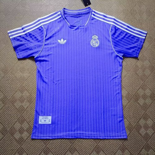 Fan Version Real Madrid 2025 Terrace Icons Jersey Real Football Shirt