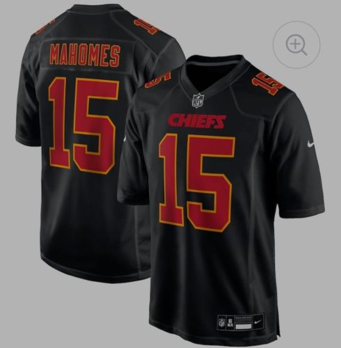 Men's Patrick Mahomes Black Kansas City Chiefs Game Jersey