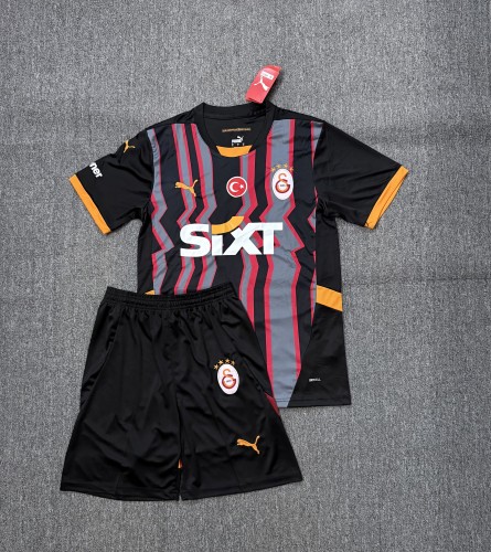 Adult Uniform 2024-2025 Galatasaray Third Away Soccer Jersey Shorts Men's Football Kit