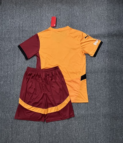 Adult Uniform 2024-2025 Galatasaray Home Soccer Jersey Shorts Men's Football Kit