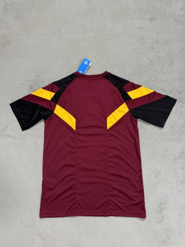Retro Model 2024-2025 As Roma Maroon Soccer Jersey Football Shirt