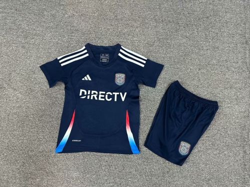 Youth Uniform Kids Kit 2025-2026 San Diego Home Soccer Jersey Shorts Child Football Set