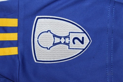 with Conmebol Patch Fan Version 2024-2025 Boca Juniors CAVANI 10 Home Soccer Jersey Football Shirt
