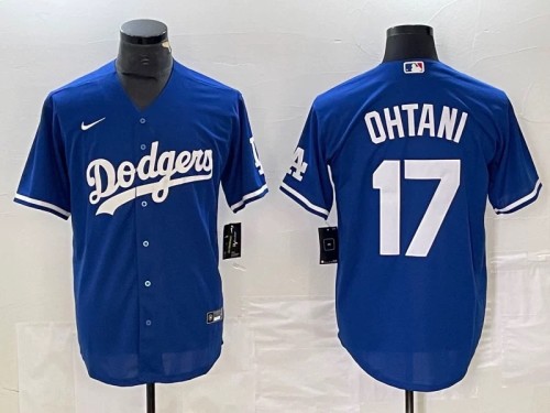 Los Angeles Dodgers 17 OHTANI Blue MLB Jersey