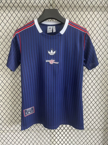 Retro Model Fan Version Arsenal 2024-2025 Dark Blue Soccer Jersey Football Shirt